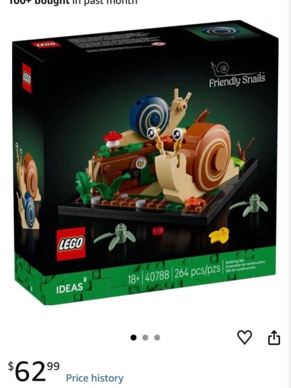 LEGO Ideas Friendly Snails